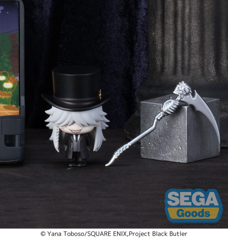 Black Butler: Boarding School Arc Petite World Memories Mini Figure Undertaker (EX) 8 cm 1