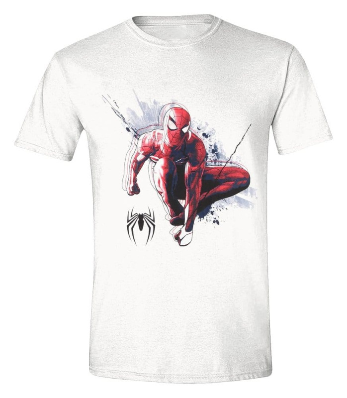 Spider-Man 2 T-Shirt Swinging Size L