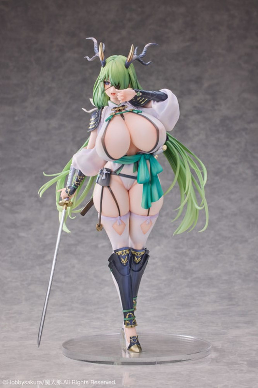 Original Character PVC Statue 1/6 Dokuganryu-chan Illustrated by Mataro Deluxe Edition 30 cm 1