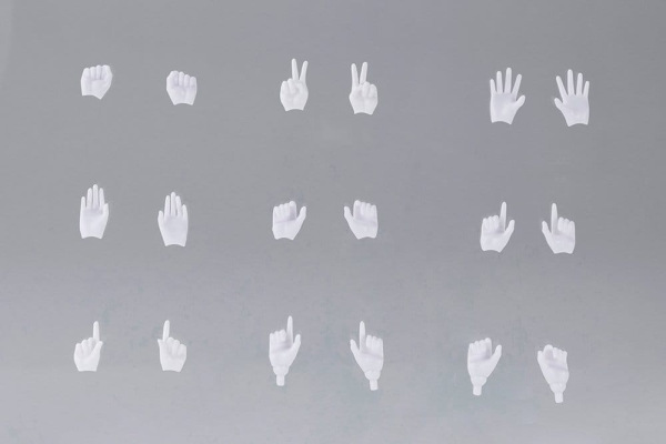 Megami Device M.S.G. Plastic Model Kit 1/1 09 Hand Set Skin Color White 1