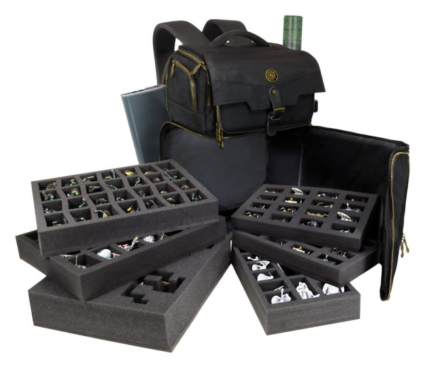 Enhance Miniature Painting Storage Backpack Black