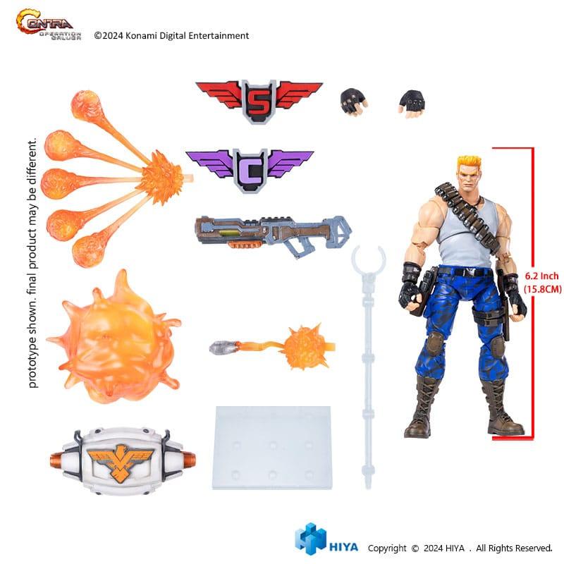 Contra: Operation Galuga Exquisite Basic Action Figure Bill Rizer 16 cm