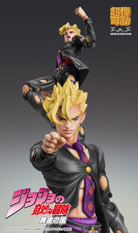 JoJo's Bizarre Adventure Part 5: Golden Wind Action Figure Chozokado (Pannacotta Fugo Ver. Black) 15