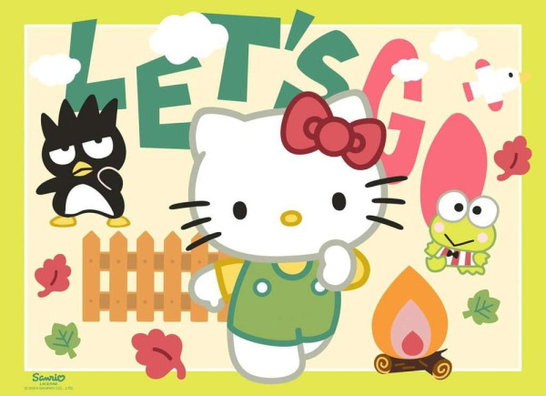 Hello Kitty Puzzle 4-Pack Let's Go, Hello Kitty! (4x100 Pieces) 3