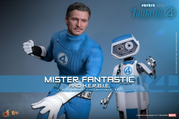 The Fantastic Four: First Steps Movie Masterpiece Action Figure 2-Pack 1/6 Mister Fantastic & H.E.R. 1