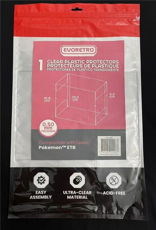 Evoretro PET Display Case Protector for Pokémon ETB (1-Pack) 4
