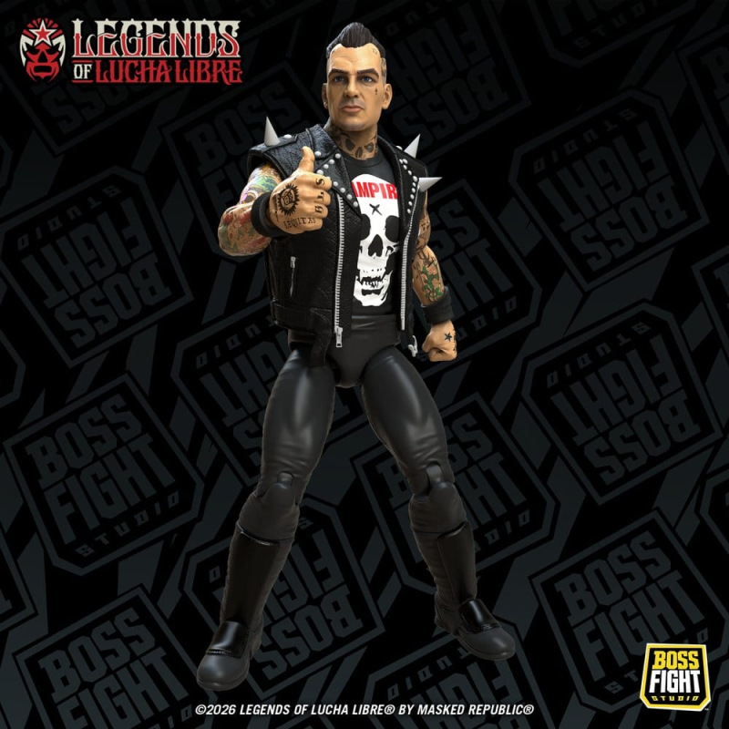 Legends of Lucha Libre Fanaticos Action Figure Vampiro Coffin Box Resurrected 15 cm 10