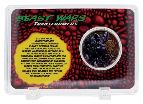 Transformers Collectable Coin Beast Wars 30th Anniversary Limited Edition 5