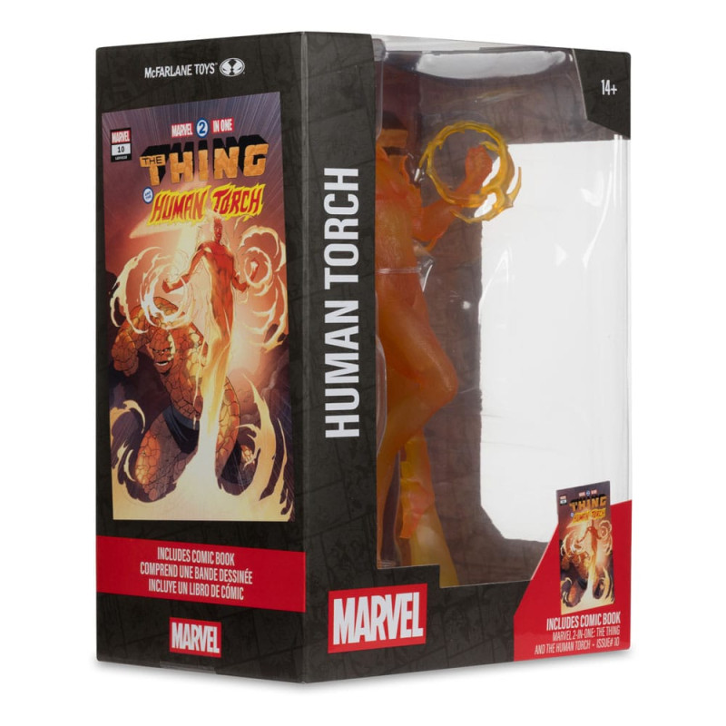 Marvel Collection PVC Statue 1/6 Human Torch (Marvel 2 in 1 #10) 29 cm 8