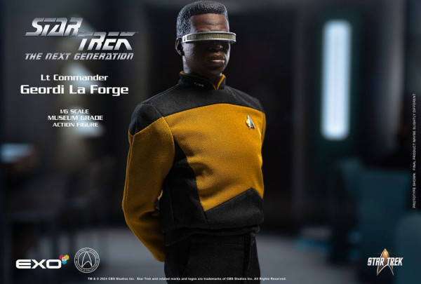 Star Trek: The Next Generation Action Figure 1/6 Lt. Commander Geordi La Forge (Essentials Version) 3