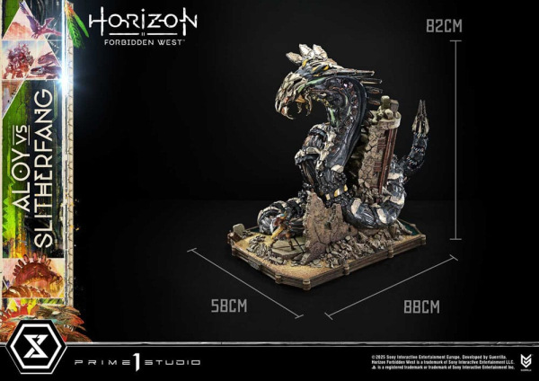 Horizon Forbidden West Ultimate Diorama Masterline Series Statue Aloy vs. The Slitherfang 82 cm 3