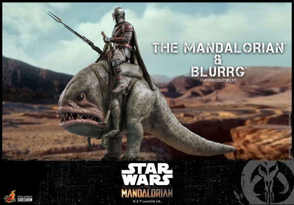 Star Wars The Mandalorian Action Figure 2-Pack 1/6 The Mandalorian & Blurrg 37 cm 9