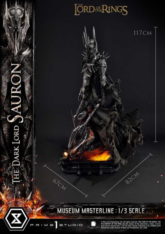 Lord of the Rings Museum Masterline Series Statue 1/3 The Dark Lord Sauron 117 cm 5