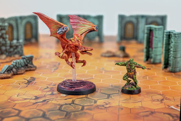 Masters of the Universe: Battleground Miniatures Game Wave 11: Preternian Heroes Moss Man / Turbodac 3