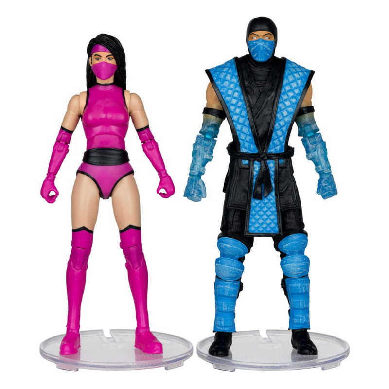 Mortal Kombat Action Figure 2-Pack Sub-Zero vs. Mileena (Klassiks) 18 cm