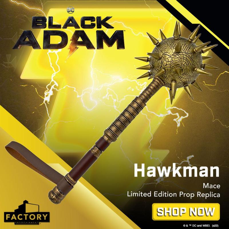 Black Adam Replica 1/1 Hawkman Mace Limited Edition 50 cm