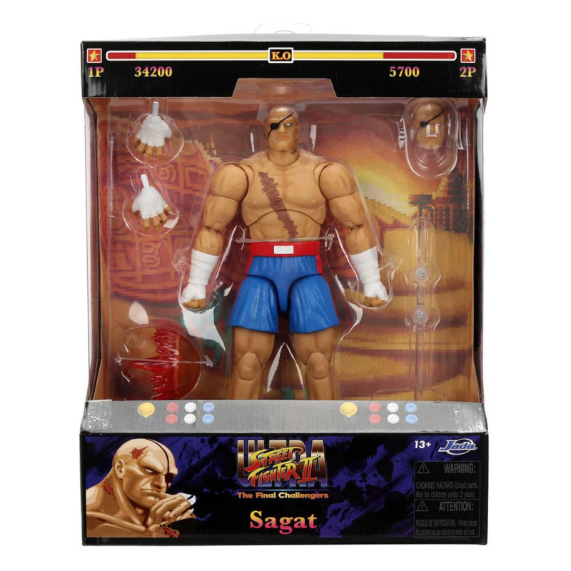 Ultra Street Fighter II: The Final Challengers Action Figure 1/12 Sagat 19 cm 1