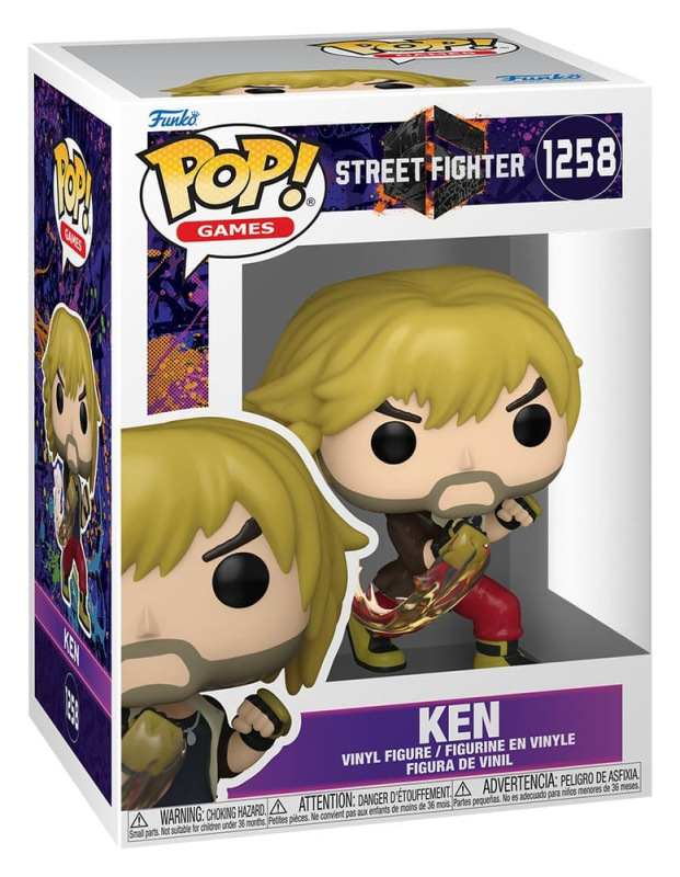 Street Fighter 6 POP! Games Vinyl Figure Ken 9 cm 1