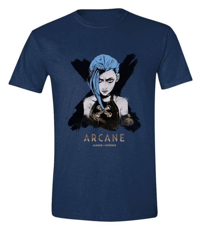 Arcane T-Shirt Jinx Portrait Size S 1