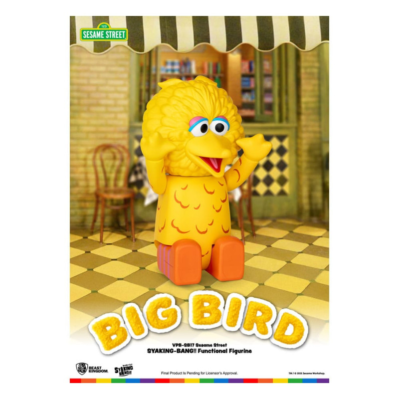 Sesame Street Syaking Bang Series PVC coin bank Big Bird 49 cm 2