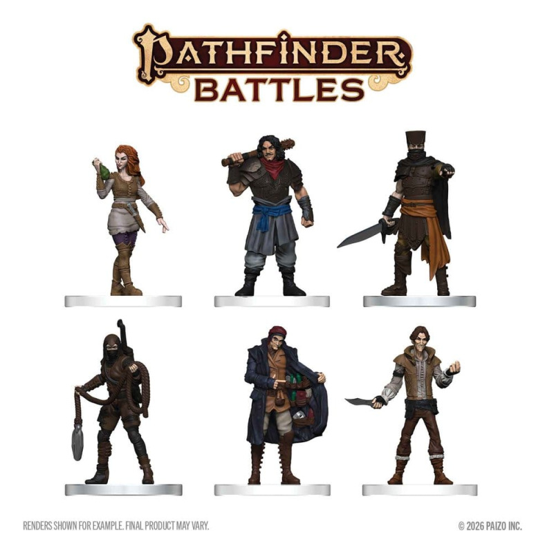 Pathfinder Battles Boxed prepainted Miniatures Criminals 20 cm 1