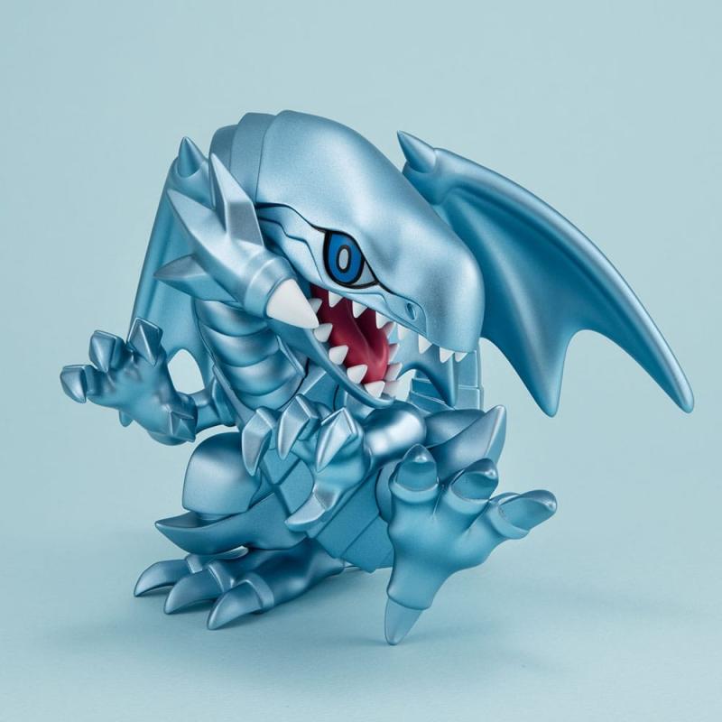 Yu-Gi-Oh! Duel Monsters Megatoon PVC Statue Blue Eyes White Dragon & Obelisk the Tormentor (with gif