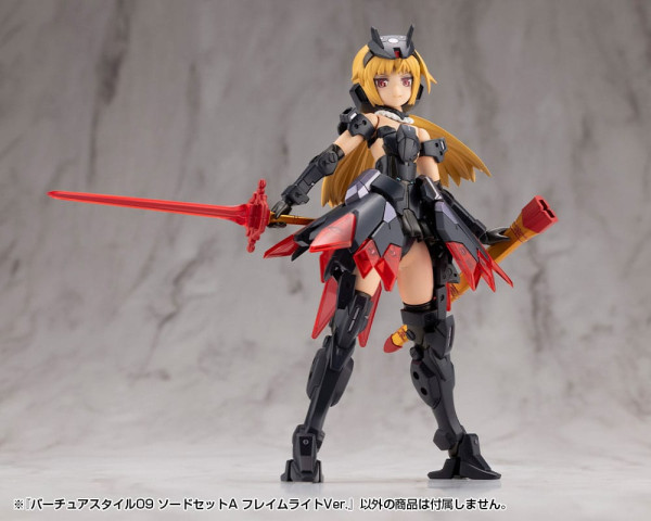 Kotobukiya M.S.G. Model Kit Accessory Set Virtuous Style 09 Sword Set A Flamerite Ver. 8