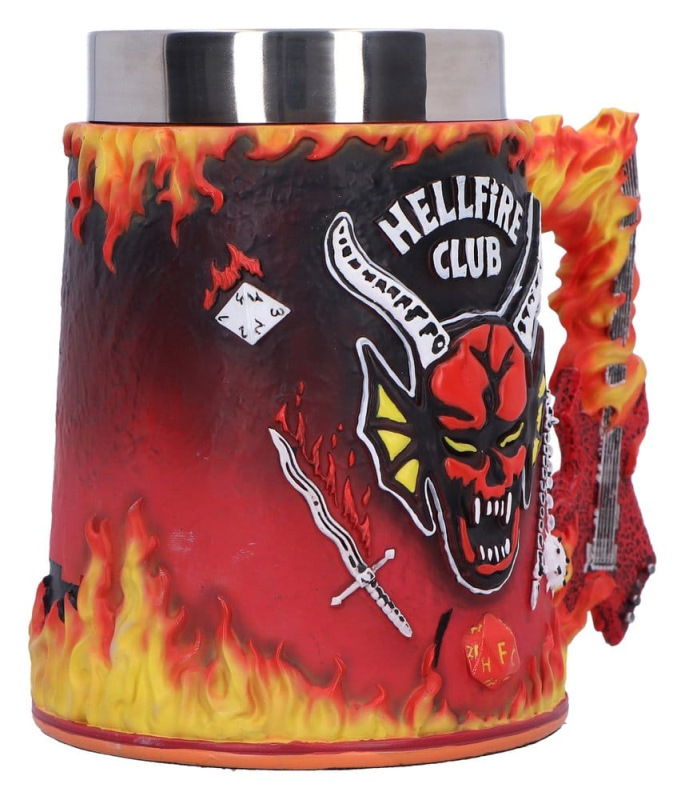 Stranger Things Tankard Hellfire Club 16 cm 3
