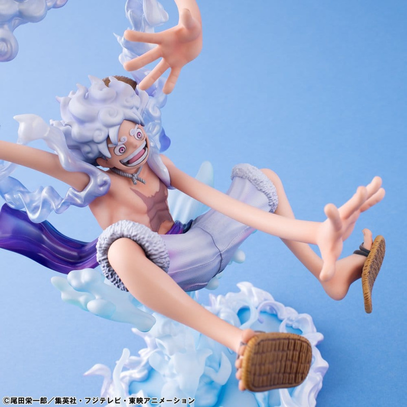 One Piece Portrait.Of.Pirates PVC Figure "Evolutionary History" Monkey D. Luffy "Gear Fifth" 26 cm 11