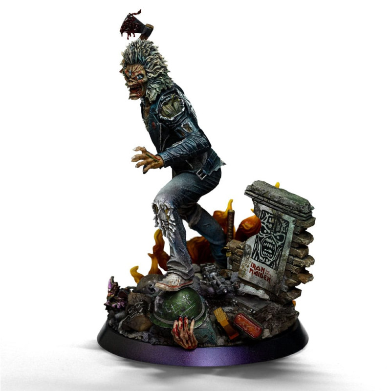 Iron Maiden Art Scale Statue 1/10 Eddie 50th Year Anniversary 22 cm 1