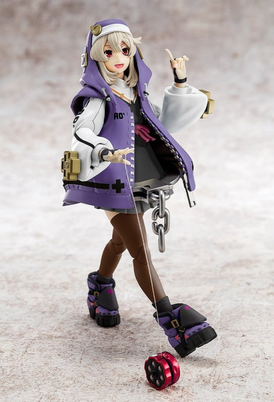 Guilty Gear Strive Plastic Model Kit Bridget Articulated Purple Color Ver. 14 cm 4