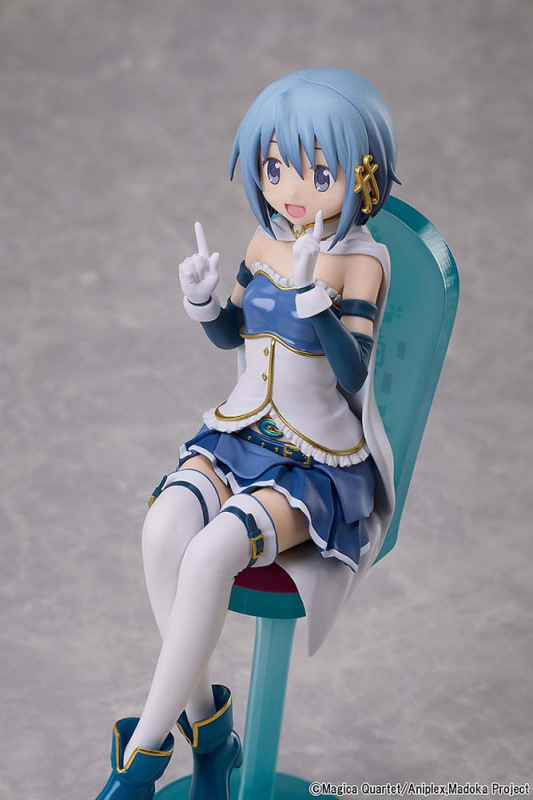 Puella Magi Madoka Magica The Movie: Rebellion PVC Statue Sayaka Miki Tea Party Cake Song Ver. 18 cm 5