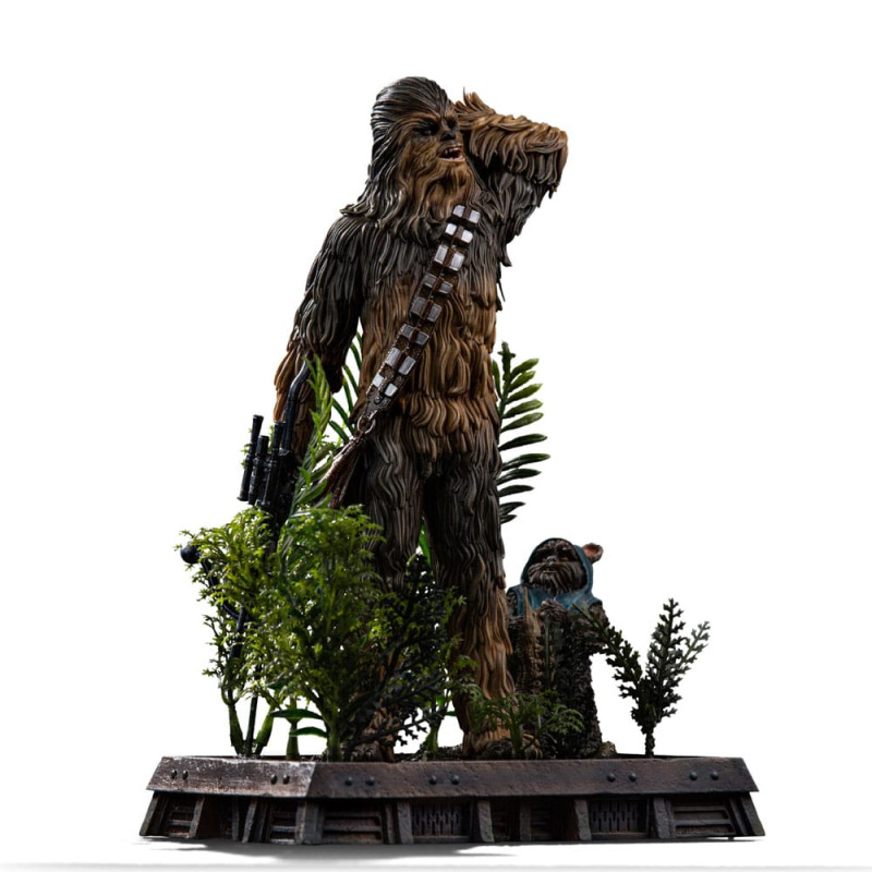 Star Wars Episode VI Art Scale Statue 1/10 Chewbacca and Tokkat 22 cm 2