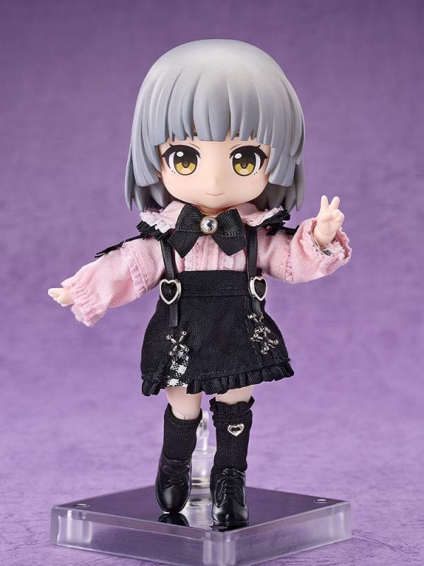 Nendoroid Accessories for Nendoroid Doll Figures Outfit Set: Suspender Skirt Set (Pink & Black)