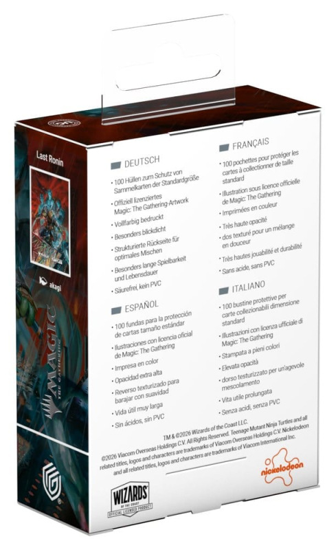 Ultimate Guard Art Sleeves Magic: The Gathering | Teenage Mutant Ninja Turtles - Last Ronin 2