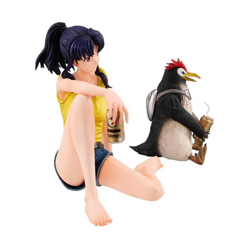 Rebuild of Evangelion Gals PVC Statue Misato Katsuragi & Pen Pen Vol. 2 11 cm