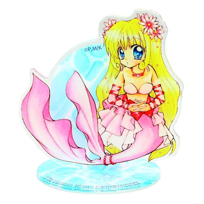 Mermaid Melody: Pichi Pichi Pitch Acrylic Figure Luchia Nanami with Flowers 21 cm