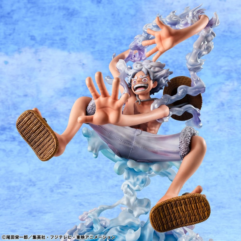 One Piece Portrait.Of.Pirates PVC Figure "Evolutionary History" Monkey D. Luffy "Gear Fifth" 26 cm 5