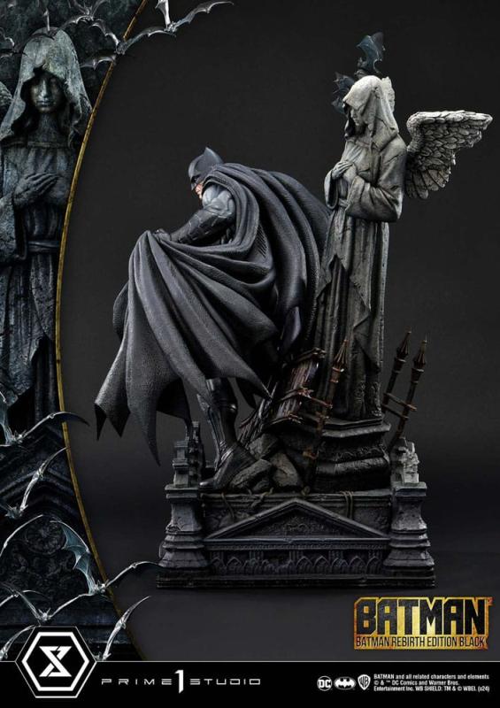 Batman Ultimate Premium Masterline Series Statue 1/4 Batman Rebirth Edition Black Deluxe Bonus Versi