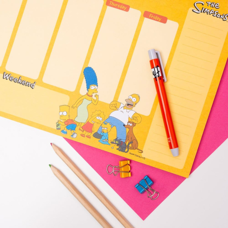 The Simpsons Weekly Planner A4 4