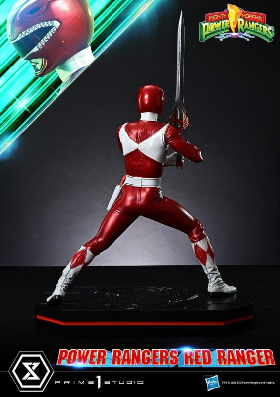Mighty Morphin Power Rangers Premium Masterline Statue 1/4 Red Ranger 62 cm 13