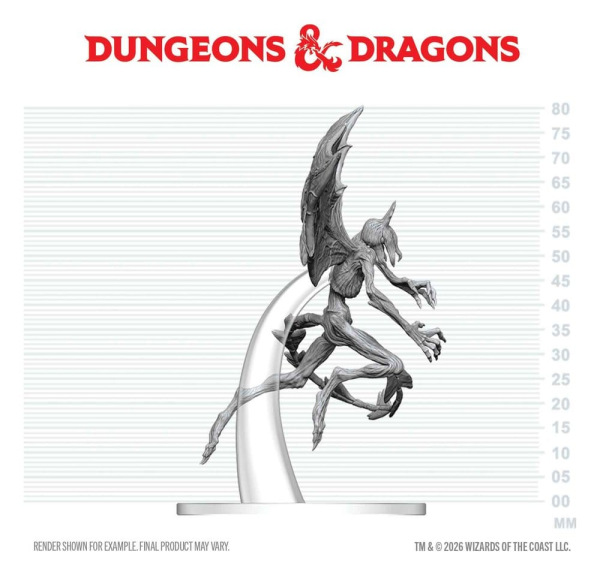 Dungeons & Dragons Nolzur's Marvelous Miniatures Unpainted Miniature Nightgaunt 17 cm 3