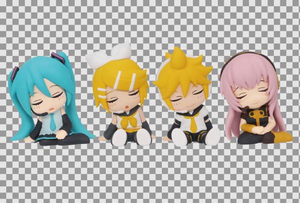 Hatsune Miku Twinchees Mini Figures Lil' Sleepers 5 cm Display (24)