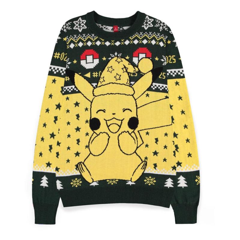 Pokemon Sweatshirt Christmas Jumper Pikachu Size XXL