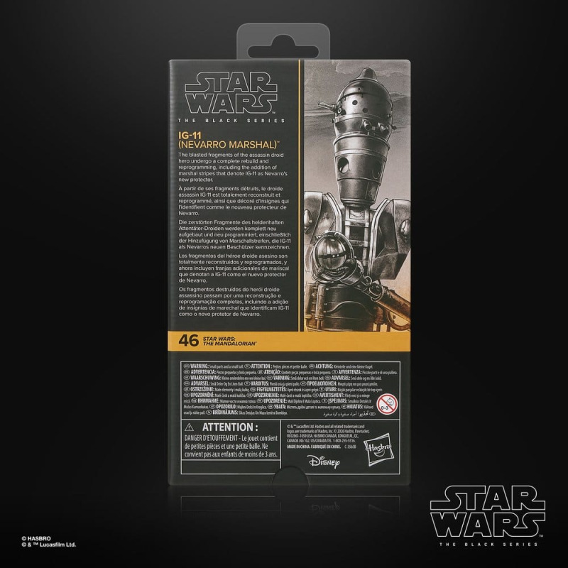Star Wars: The Mandalorian Black Series Action Figure IG-11 (Nevarro Marshal) 15 cm 1