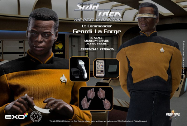 Star Trek: The Next Generation Action Figure 1/6 Lt. Commander Geordi La Forge (Essentials Version) 8