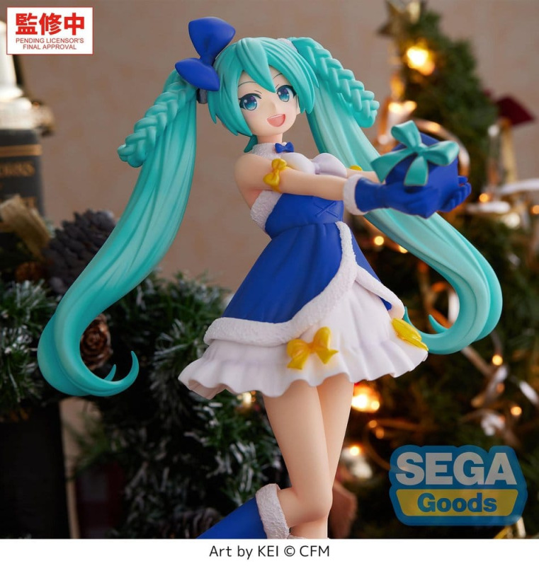 Character Vocal Series 01: Hatsune Miku High Premium PVC Figure Hatsune Miku Sapphire Christmas Ver. 3