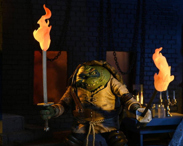 Universal Monsters x Teenage Mutant Ninja Turtles Action Figure Ultimate Leonardo as The Hunchback 1 12