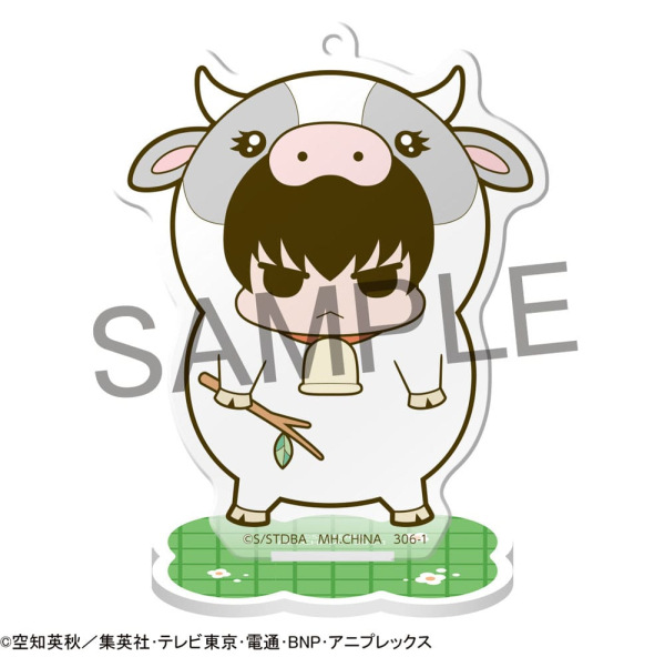 Gintama Acrylic Figure Prince Hata & Animal Paradise Farm of Love & Peace 6 cm Blind Box Display (6) 2