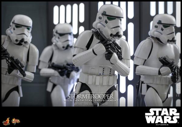 Star Wars Movie Masterpiece Action Figure 1/6 Stormtrooper with Death Star Environment 30 cm